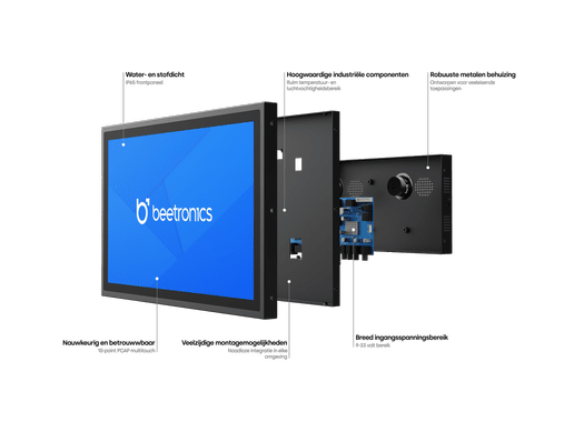 22 inch touchscreen metaal