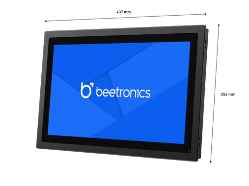 15 inch touchscreen metaal (high-brightness)