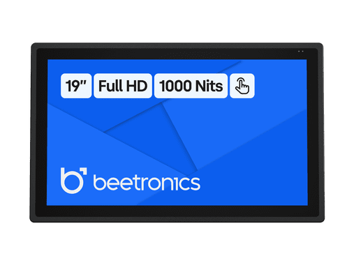 19 inch touchscreen metaal (high-brightness)