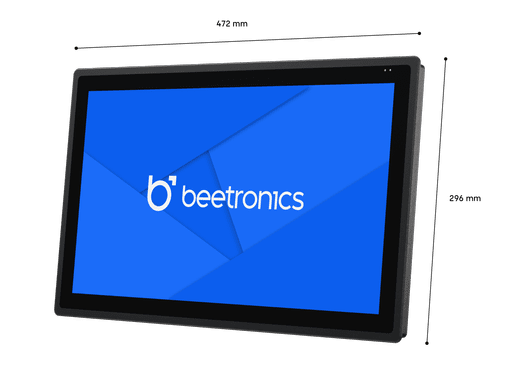 19 inch touchscreen metaal (high-brightness)