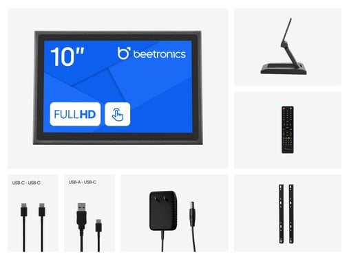 10 inch touchscreen metaal